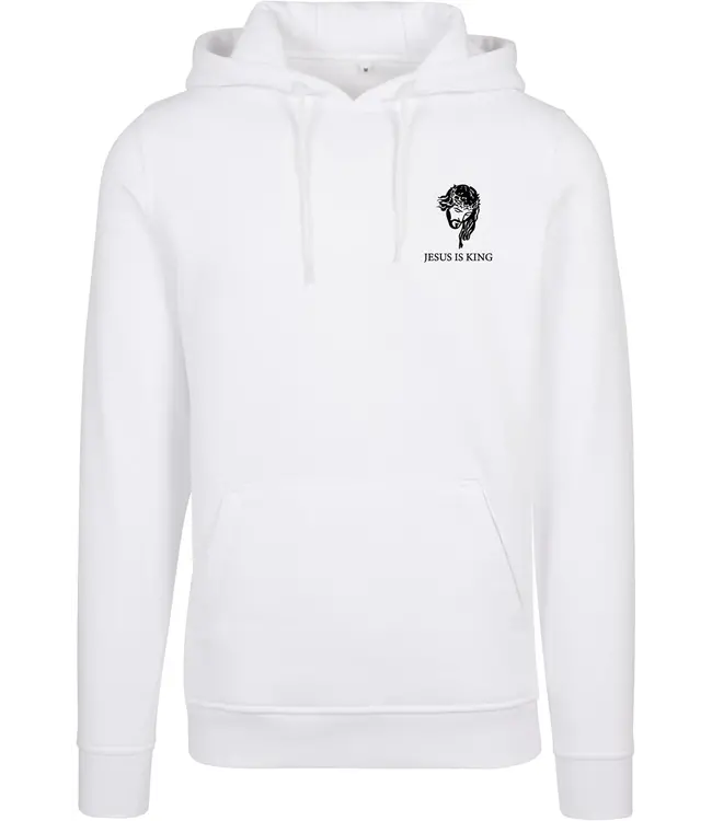 Jesus is King Hoodie White