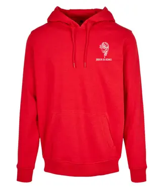 Jesus is King Hoodie Red