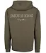 Jesus is King Hoodie Green
