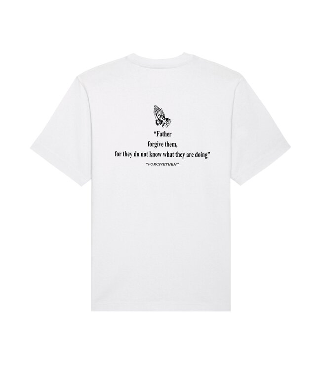 Forgive Them Tee - Luke 22-34 White