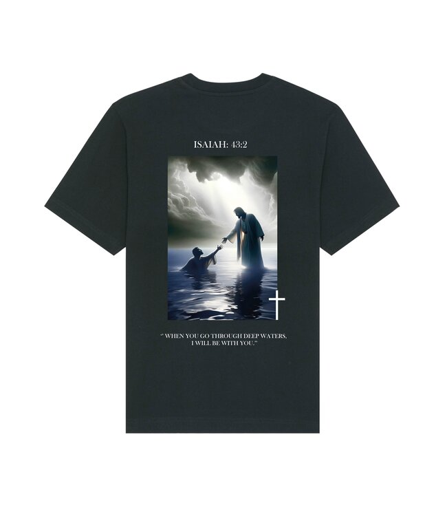 Forgive Them Tee - Isaiah 43-2 Black