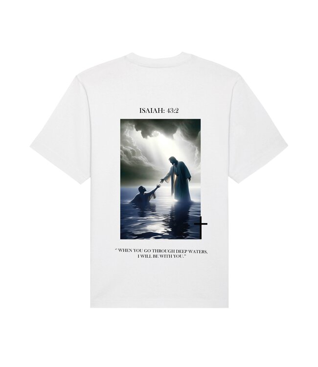 Forgive Them Tee - Isaiah 43-2 White