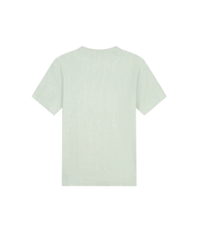 Malelions Malelions Men Monogram Towelling T-Shirt - Pale Aqua MM3-SS25-23