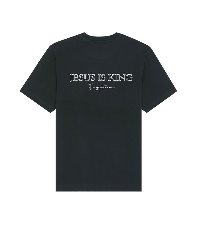 Jesus is King Tee Black