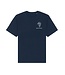 Jesus is King Tee Navy