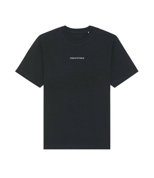 Forgive Them Tee - Creation of Adam Genesis Black