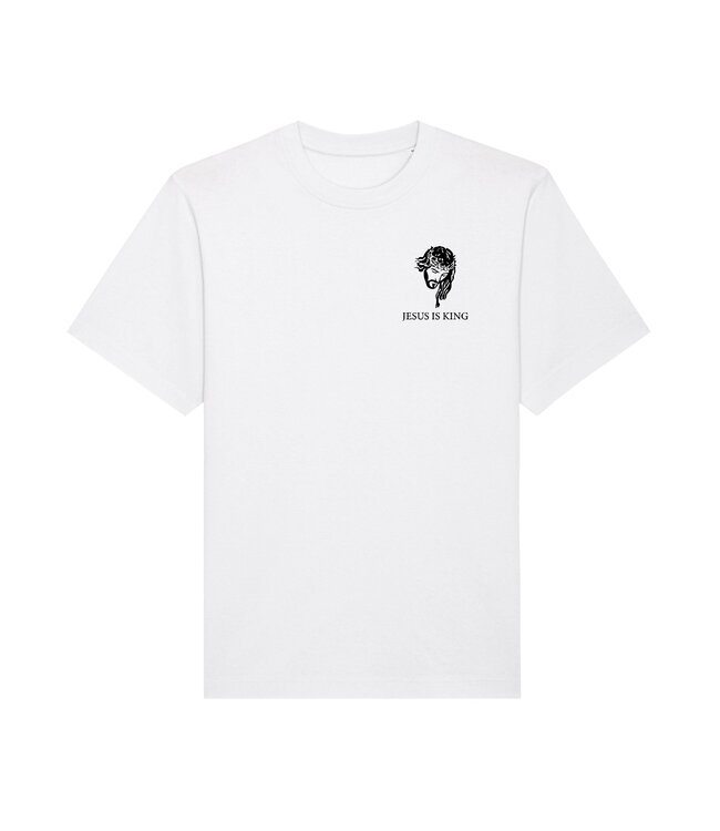 Jesus is King Tee White