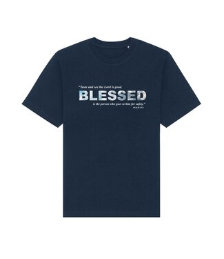 Forgive Them Tee - Blessed Navy