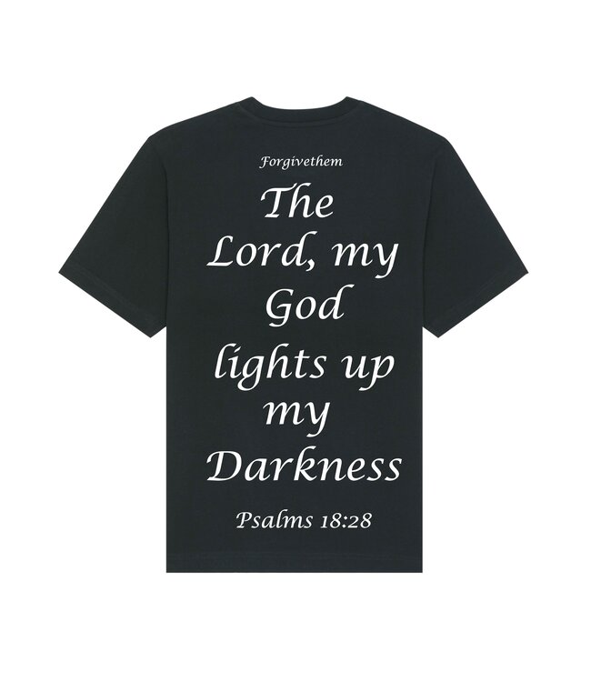 Forgive Them Tee - Psalms 18-28 Black