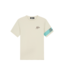 Malelions Malelions Men Captain T-Shirt - Beige/Bright Blue MM3-SS25-06