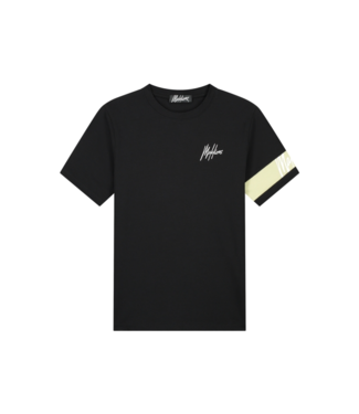 Malelions Malelions Men Captain T-Shirt - Black/Light Green MM3-SS25-06