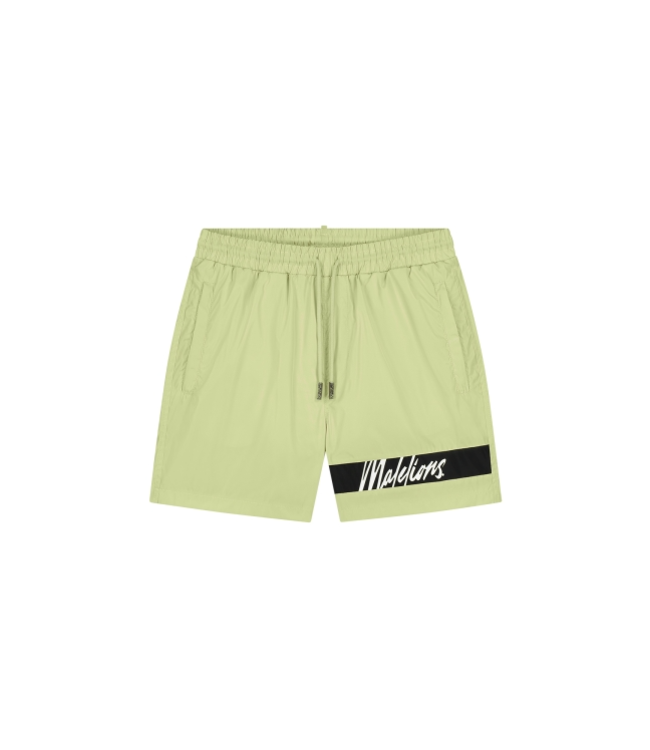 Malelions Malelions Men Captain Swim Shorts- Light Green MM3-SS25-07