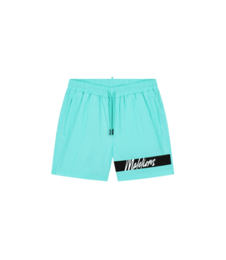 Malelions Malelions Men Captain Swim Shorts- Bright Blue/Black MM3-SS25-07