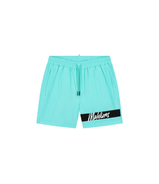 Malelions Malelions Men Captain Swim Shorts- Bright Blue/Black MM3-SS25-07