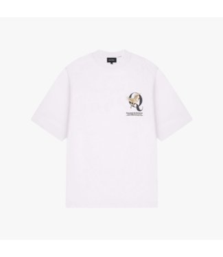 Quotrell Quotrell Heron T-Shirt - White/Anthracite