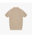 Quotrell Quotrell Cairo Knitted Polo - Greige/White