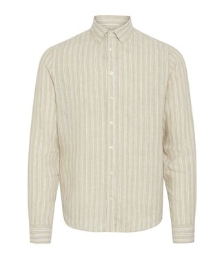 Casual Friday Casual Friday CFDALLAS Striped Linen 20505461- Taupe