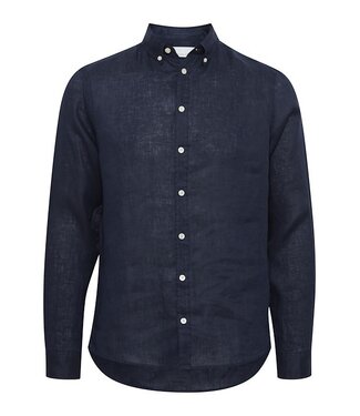Casual Friday Casual Friday CFANTON Linen Shirt - Navy 20504348