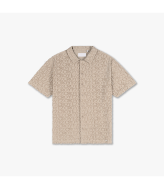 Croyez Croyez Monogram Toweling Shirt - Stone CR2-SS25-21