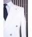 FM SUITS Double Breasted Suit CSB 7322 White