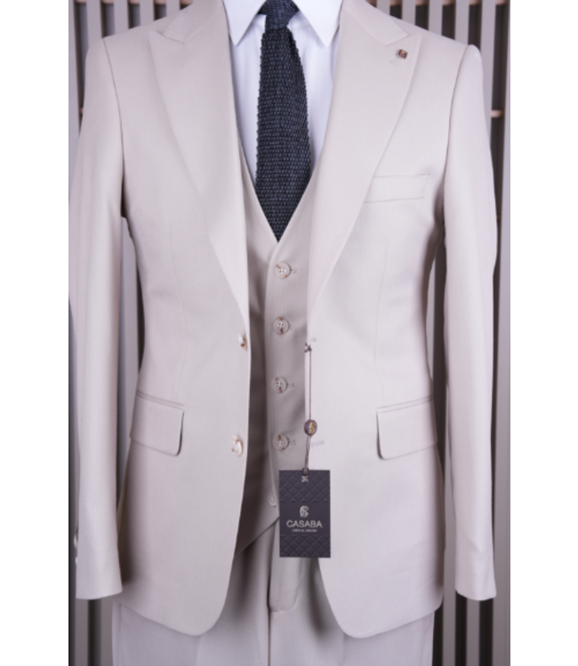 FM SUITS 3 pieces suit CSB 7404 Beige