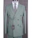 FM SUITS Double Breasted Suit CSB 7359 Green