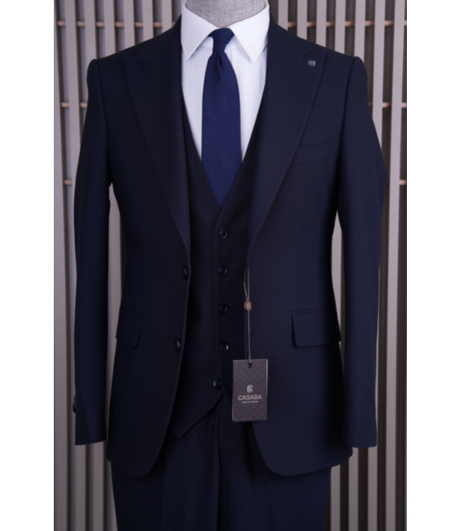 FM SUITS 3 pieces suit CSB 7409 Navy
