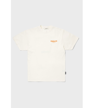 Equalité Equalite Societe Oversized Tee - Off-White & Orange