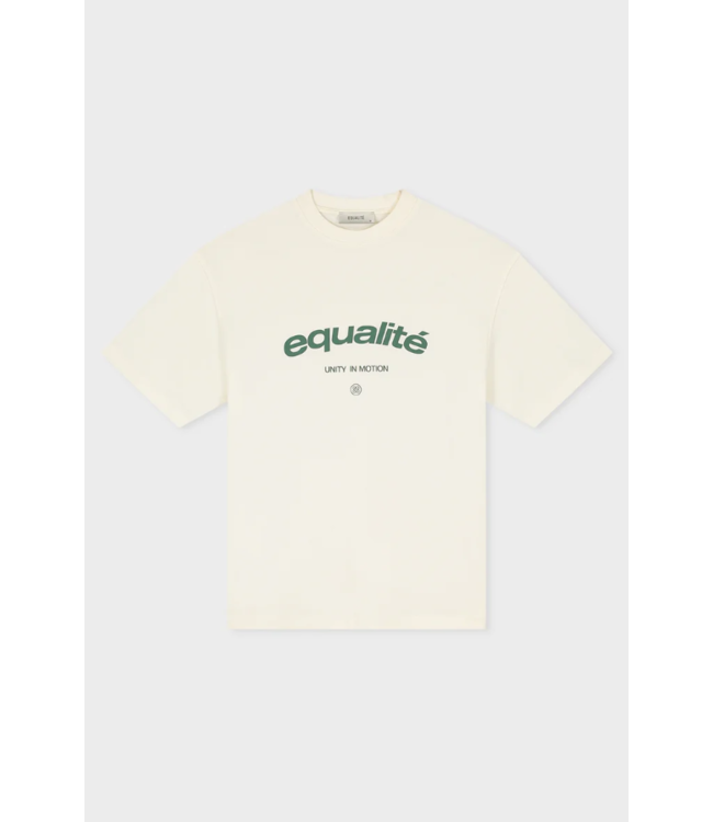 Equalité Equalite Celeste Boxy tee Off White & Green