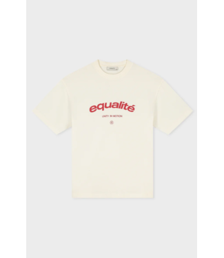 Equalité Equalite Celeste Boxy Tee Off White & Red