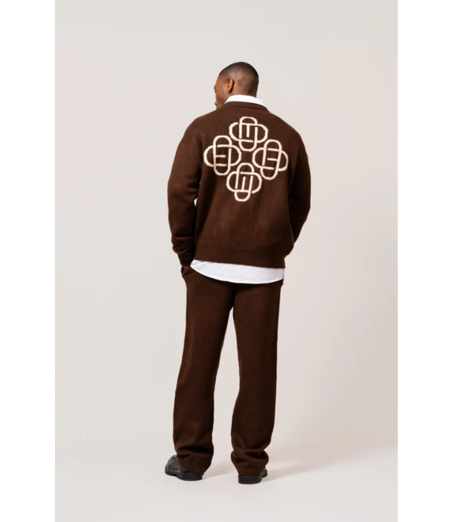 Equalité Equalite Fluffy Knit Pants Brown