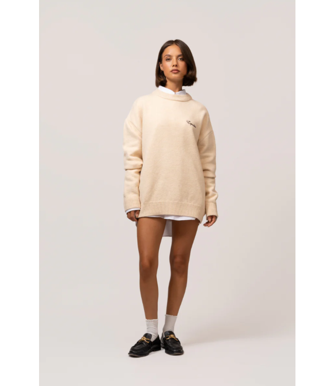 Equalité Equalit Fluffy Knit Sweater Off White