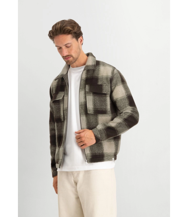 Circle of trust Circle of Trust Zane Overshirt Chocolate
