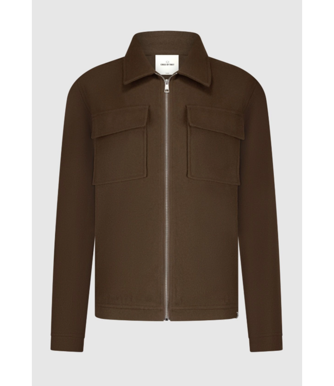 Circle of trust Circle Of Trust Nathan OverShirt Chocolate