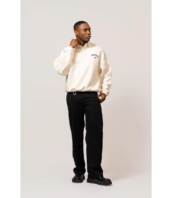 Equalité Equalite Varsity Polo Sweater off White