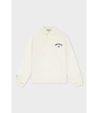 Equalité Equalite Varsity Polo Sweater off White