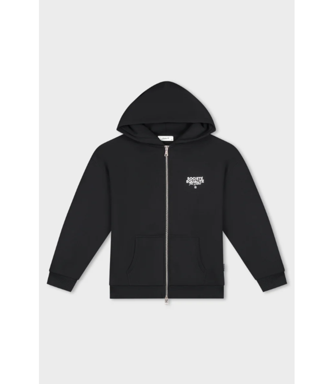 Equalité Equalite  Societe Oversized Full Zip Hoodie Black