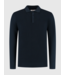 Pure Path Pure Path Braided Structure Knit Polo Dark Navy