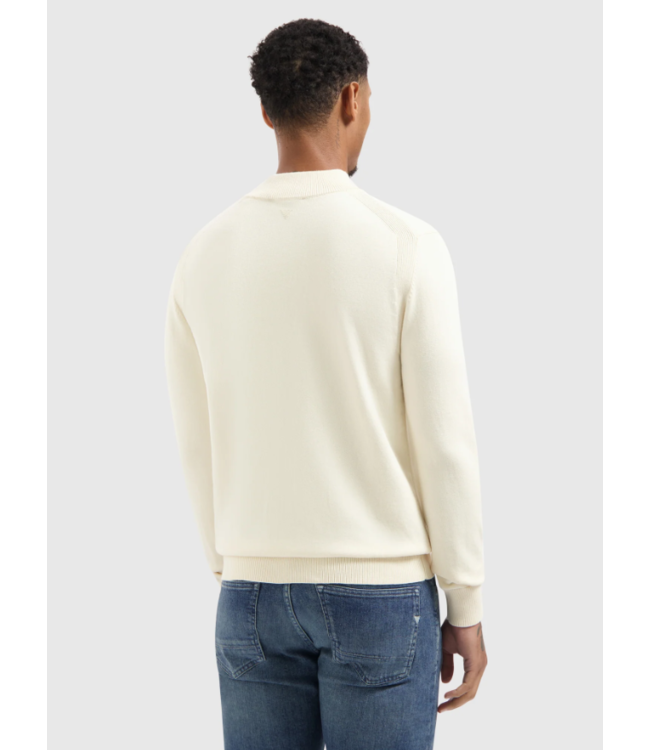 Pure Path Pure Path Knit Hidden Half-zip Sweater Ecru