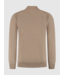 Pure Path Pure Path Knit Hidden Half-zip Sweater Taupe Melange