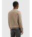 Pure Path Pure Path Knit Hidden Half-zip Sweater Taupe Melange
