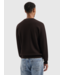 Pure Path Pure Path Jacquard Structure Knit Sweater Dark Brown