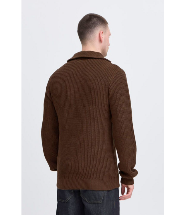 Blend BHDENO Halfzip Brown 20718574