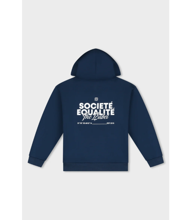 Equalité Equalite Societe Oversized Full Zip Hoodie - Navy