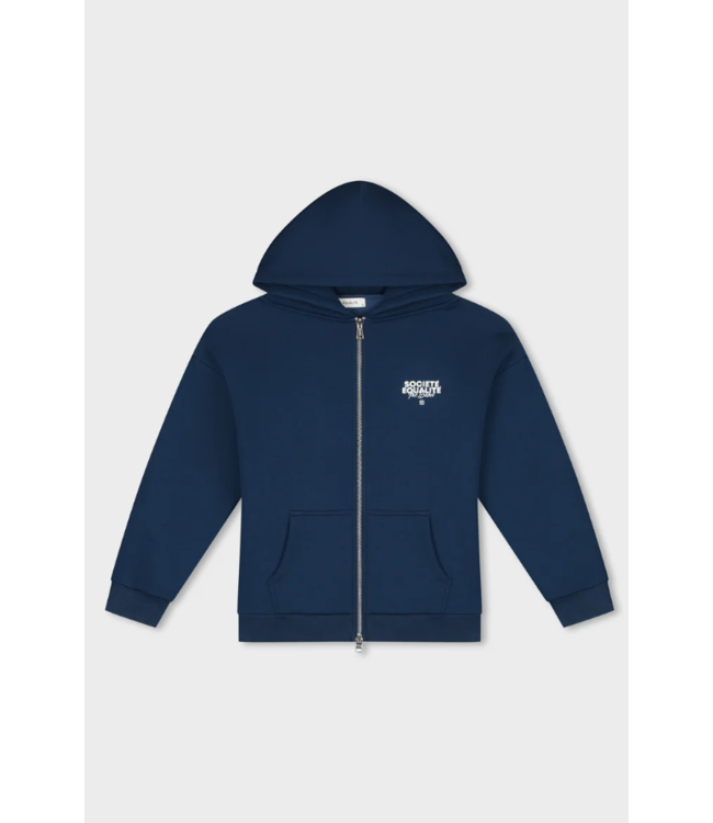Equalité Equalite Societe Oversized Full Zip Hoodie - Navy