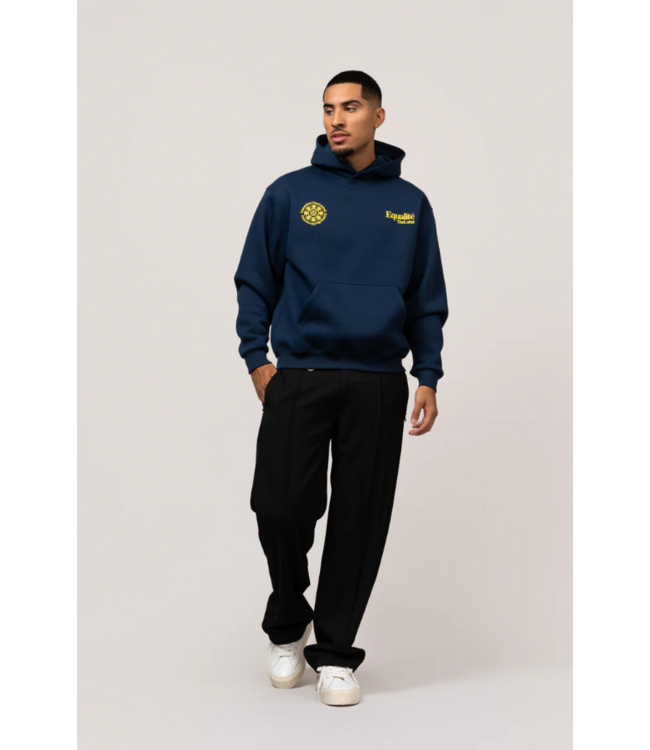 Equalité Equalite Verity Oversized Hoodie - Navy Yellow