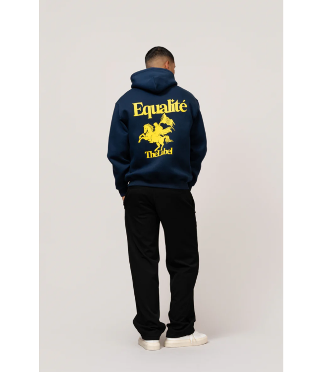 Equalité Equalite Verity Oversized Hoodie - Navy Yellow