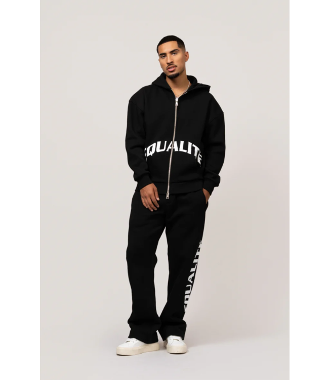 Equalité Equalite Varsity Full Zip Hoodie - Black