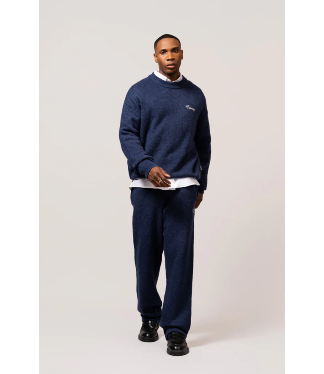 Equalité Equalite Fluffy Knit Pants -Navy