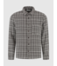 Pure Path Pure Path Structured Checked Overshirt Art.25030206 Dark Brown